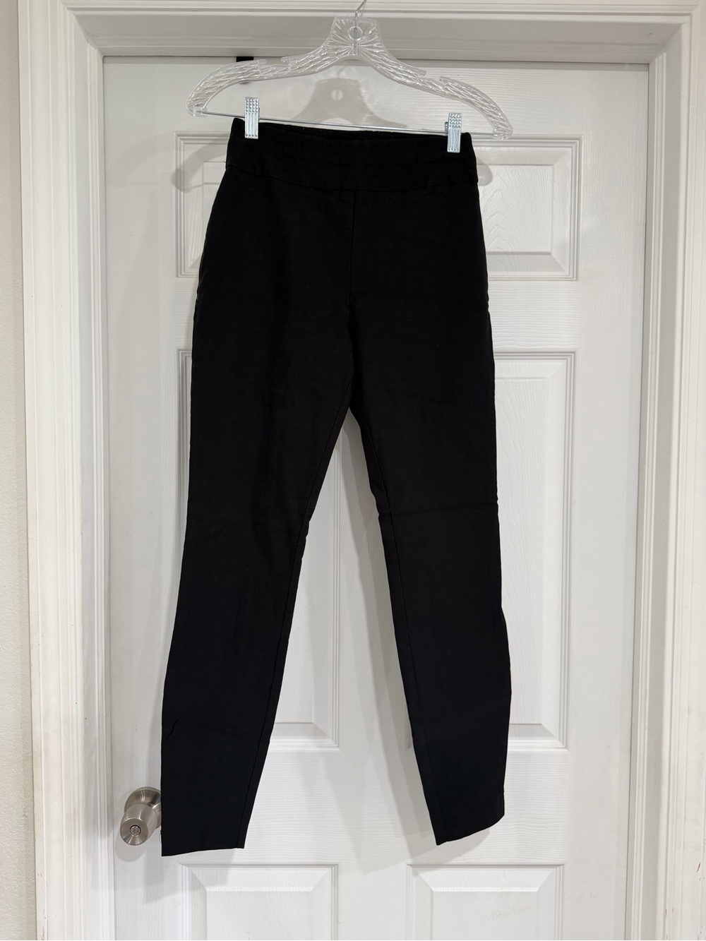 New York & Company Black Slim Ponte Pants
